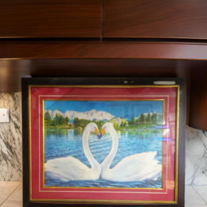 Two White Swan ( 43* 54cm)