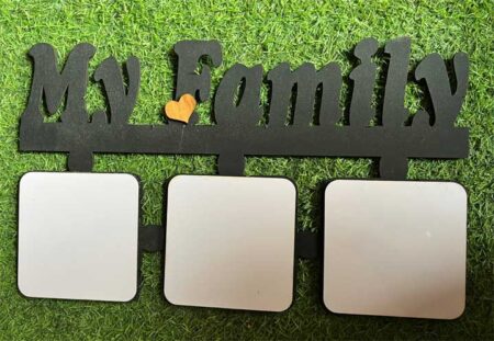 My Family Wooden MDF Photo Frame